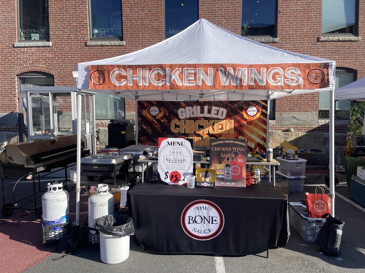 The Bone Sauce at the market