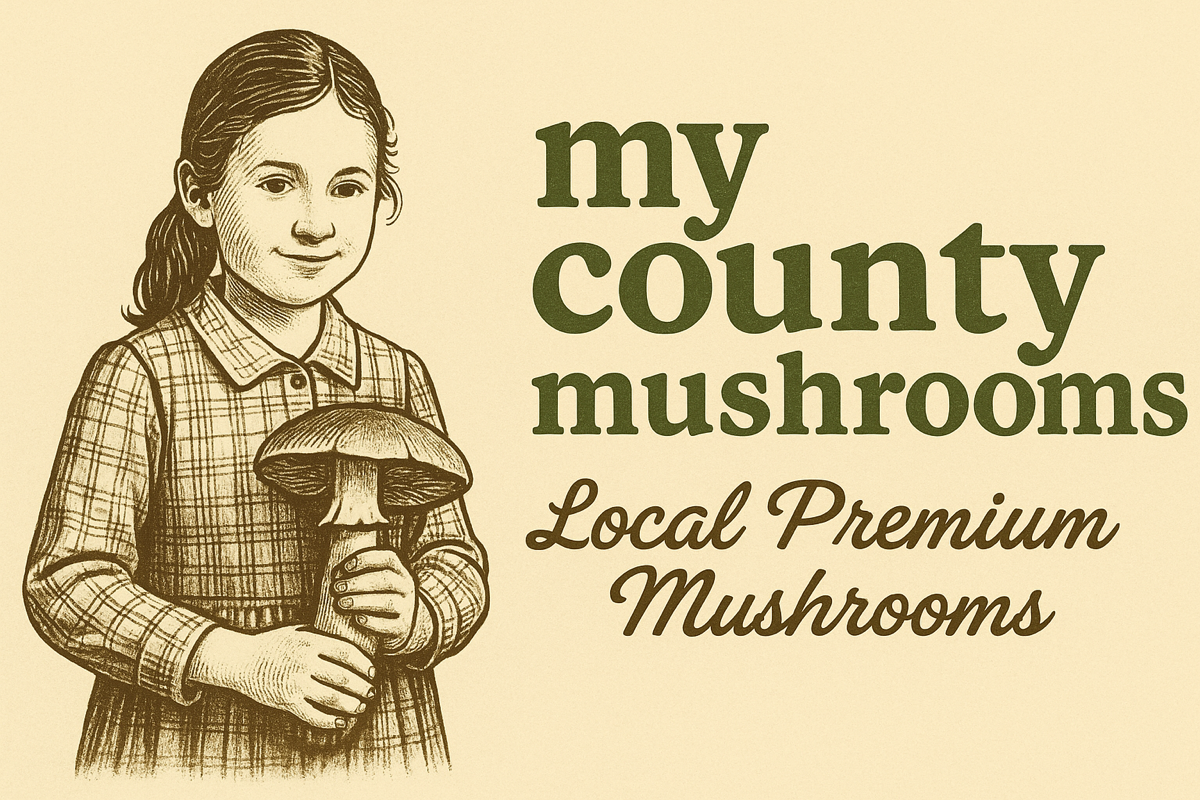 My County Mushrooms at the market