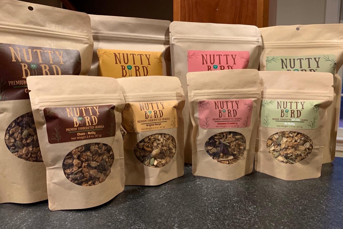 Nutty Bird Granola at the market