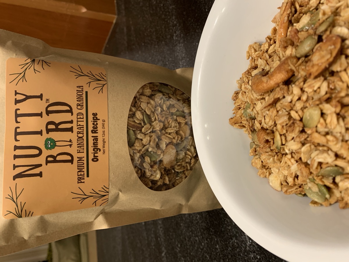 Nutty Bird Granola at the market