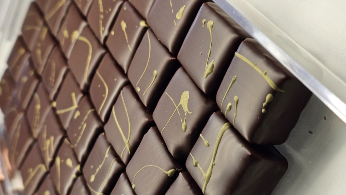 Tick Tock Chocolates at the market