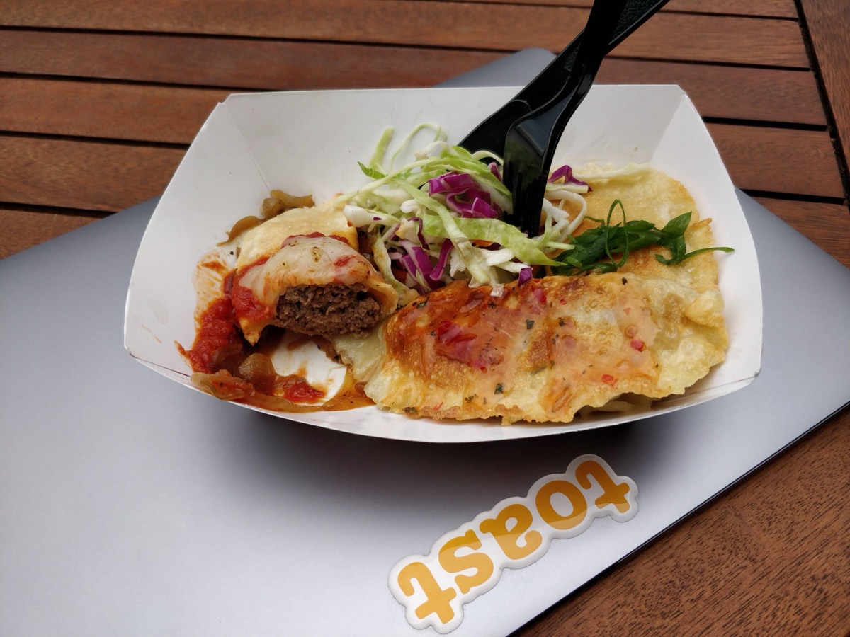 Wild Fox Pierogi at the market