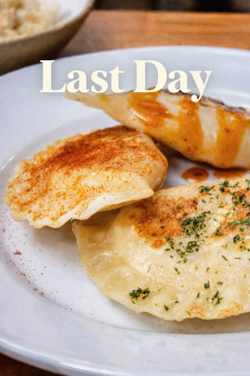 Wild Fox Pierogi at the market